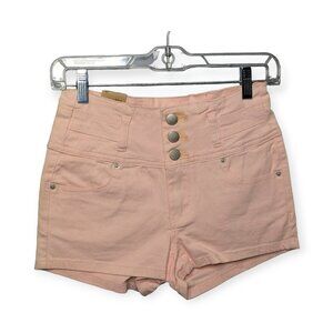 Monarda High Rise Peach Shorts Size Medium NWT